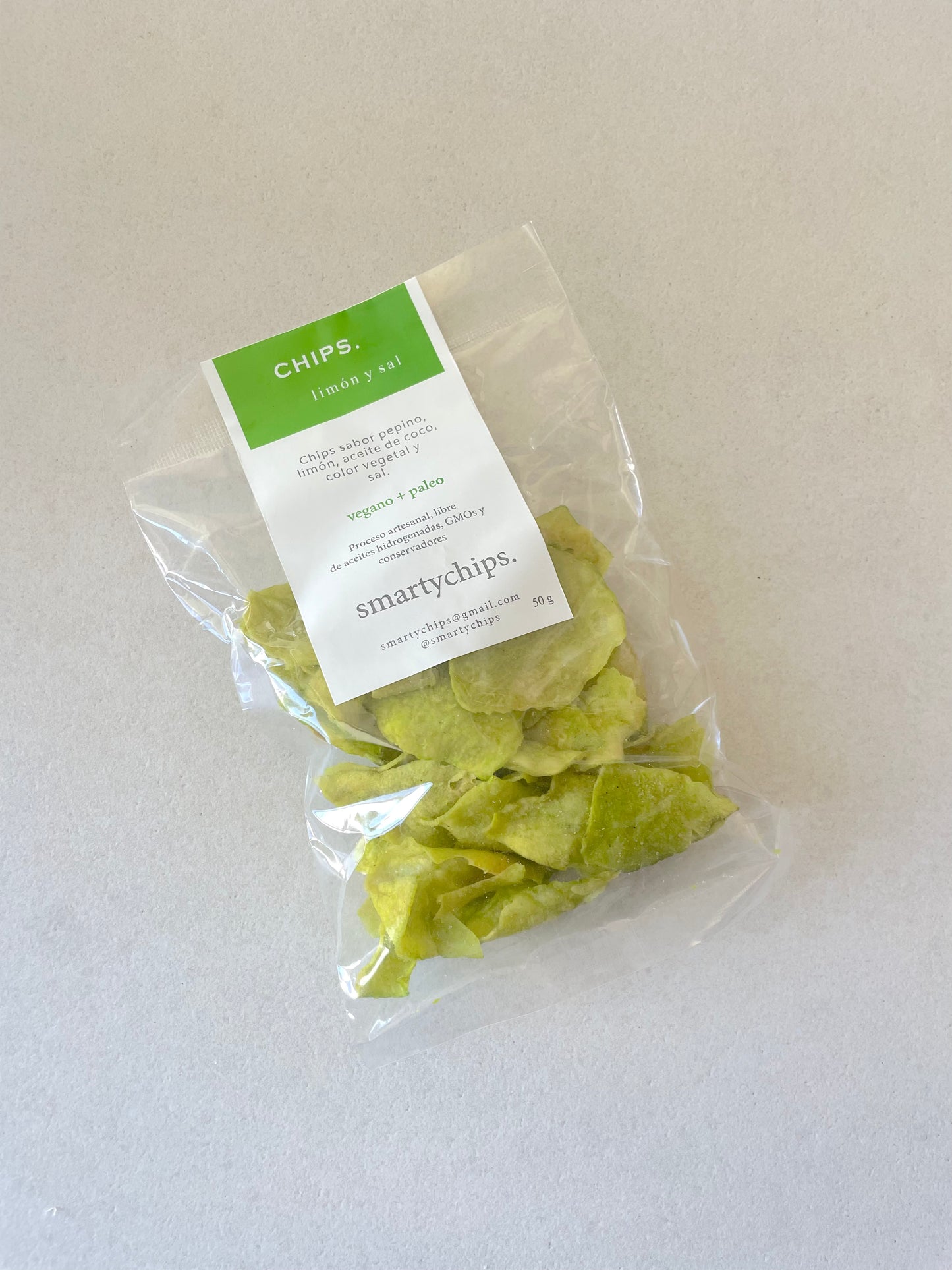 Chips Sabor Pepino Limón y Sal 50 g