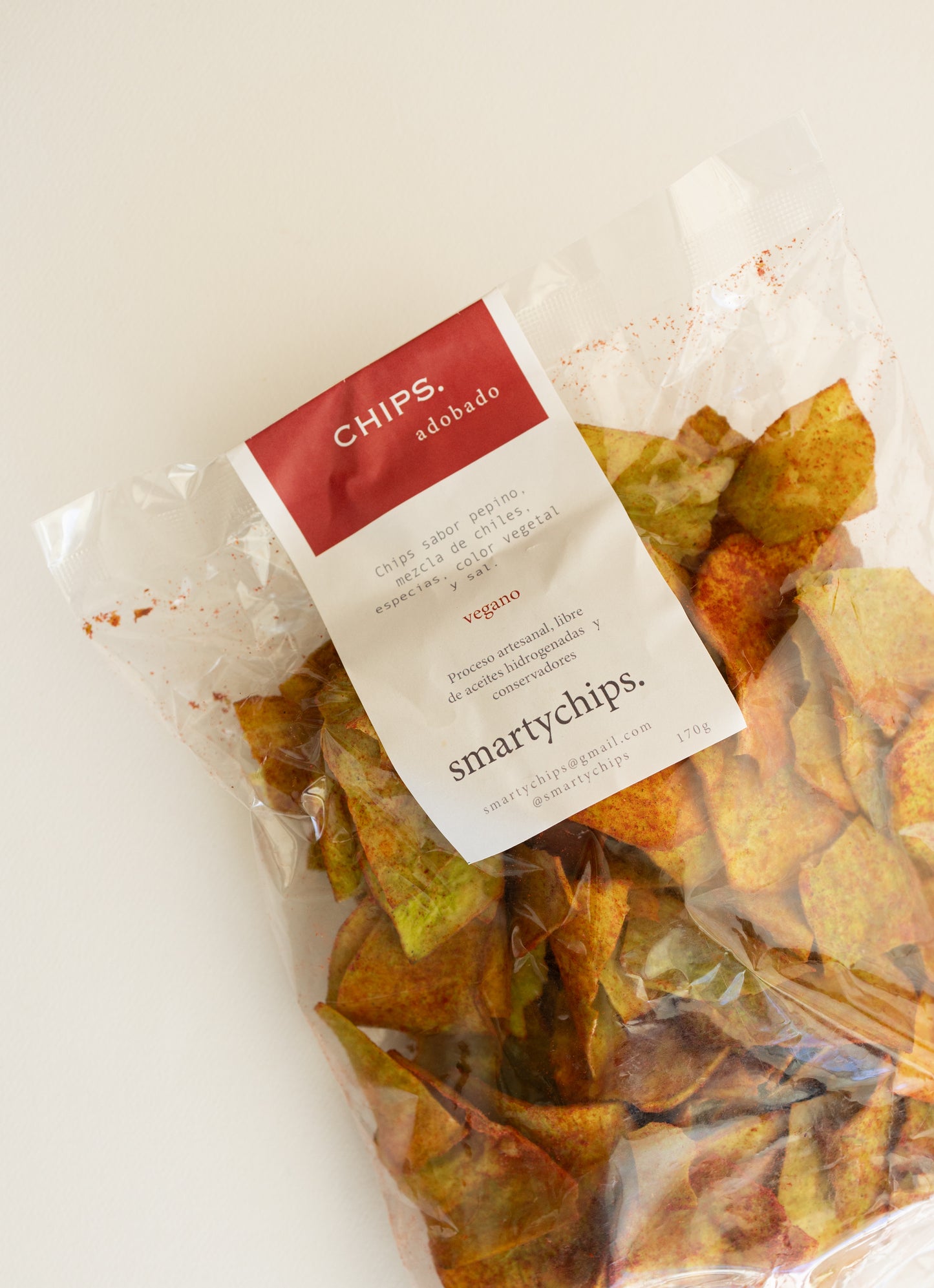 Chips Sabor Pepino Adobado 170 g - Smartychips